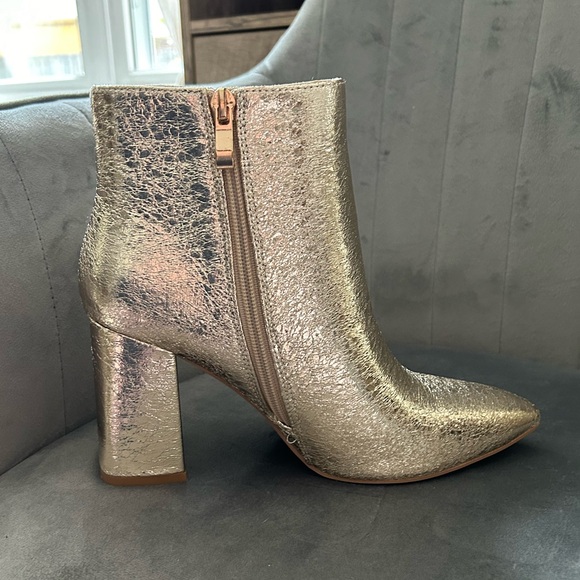 ShuShop Veronica Gold Booties - 7.5 - Shu Shop - Picture 4 of 9